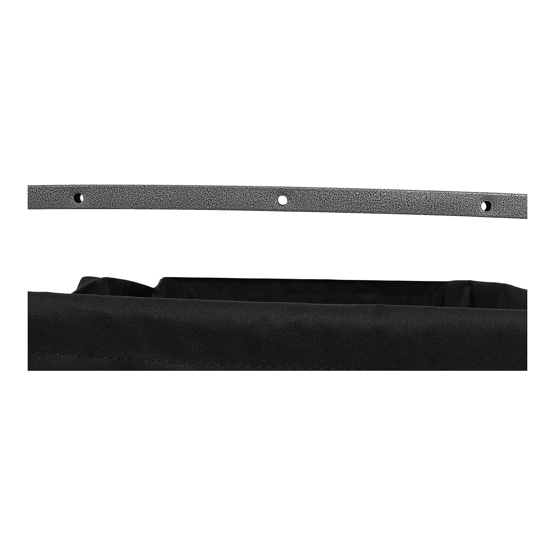 Fishing Cart With Rod Holders ,Beach Wagon With Big Wheels For Sand 500Lbs Capacity All Terrain Steel Frame Utility Cart With 9" Pneumatic Tires,Strap With Multiuse Bag ,Black Black Steel