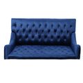 Seat Navy Blue Velvet 2 Seat