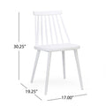 Dining Chair White Polypropylene