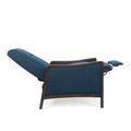 Recliner Chair Navy Blue Fabric