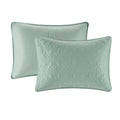 Reversible Bedspread Set Seafoam King Seafoam Cotton