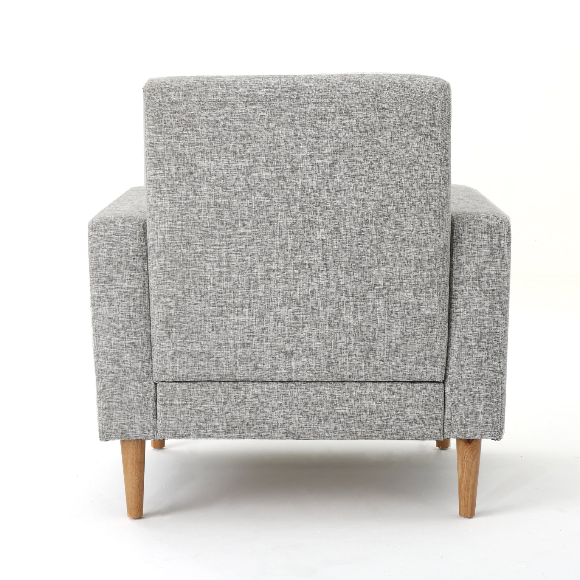 Club Chair Light Grey Fabric