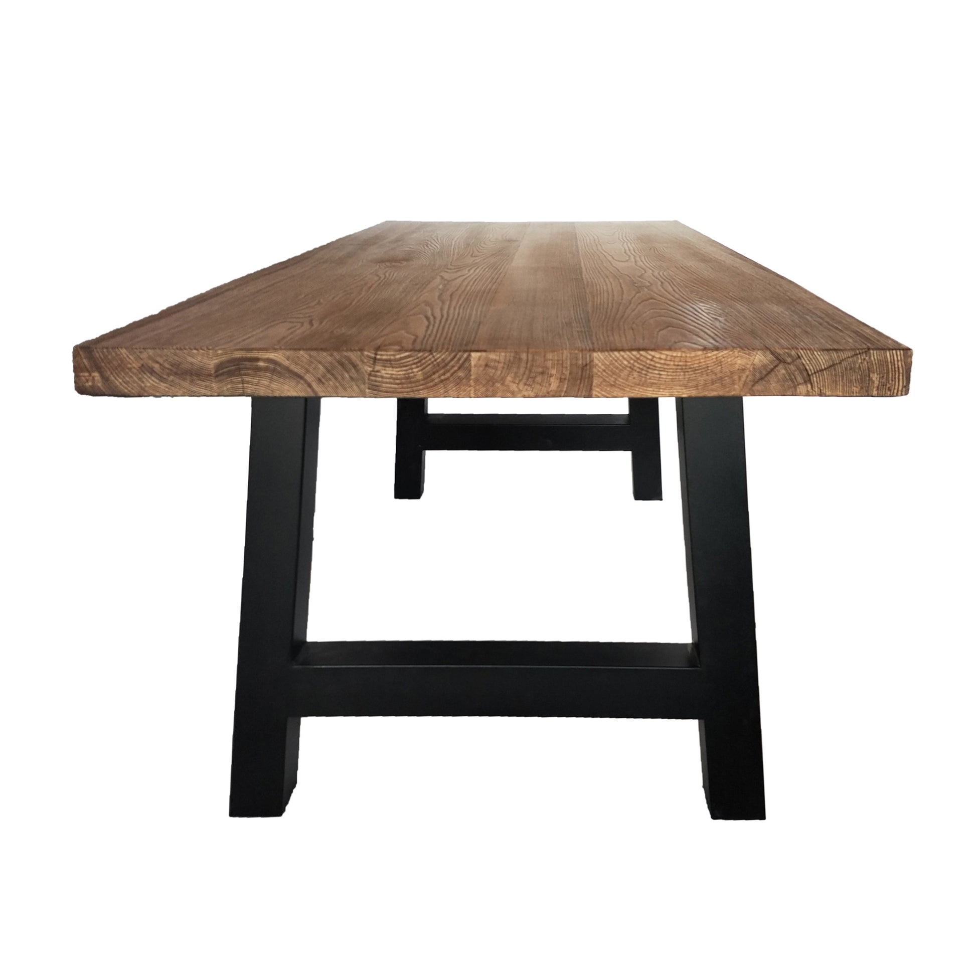 Lido Concrete Dining Table Top Oak Concrete