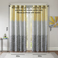 Printed Total Blackout Curtain Panel Only 1 Pc Panel Multicolor Polyester