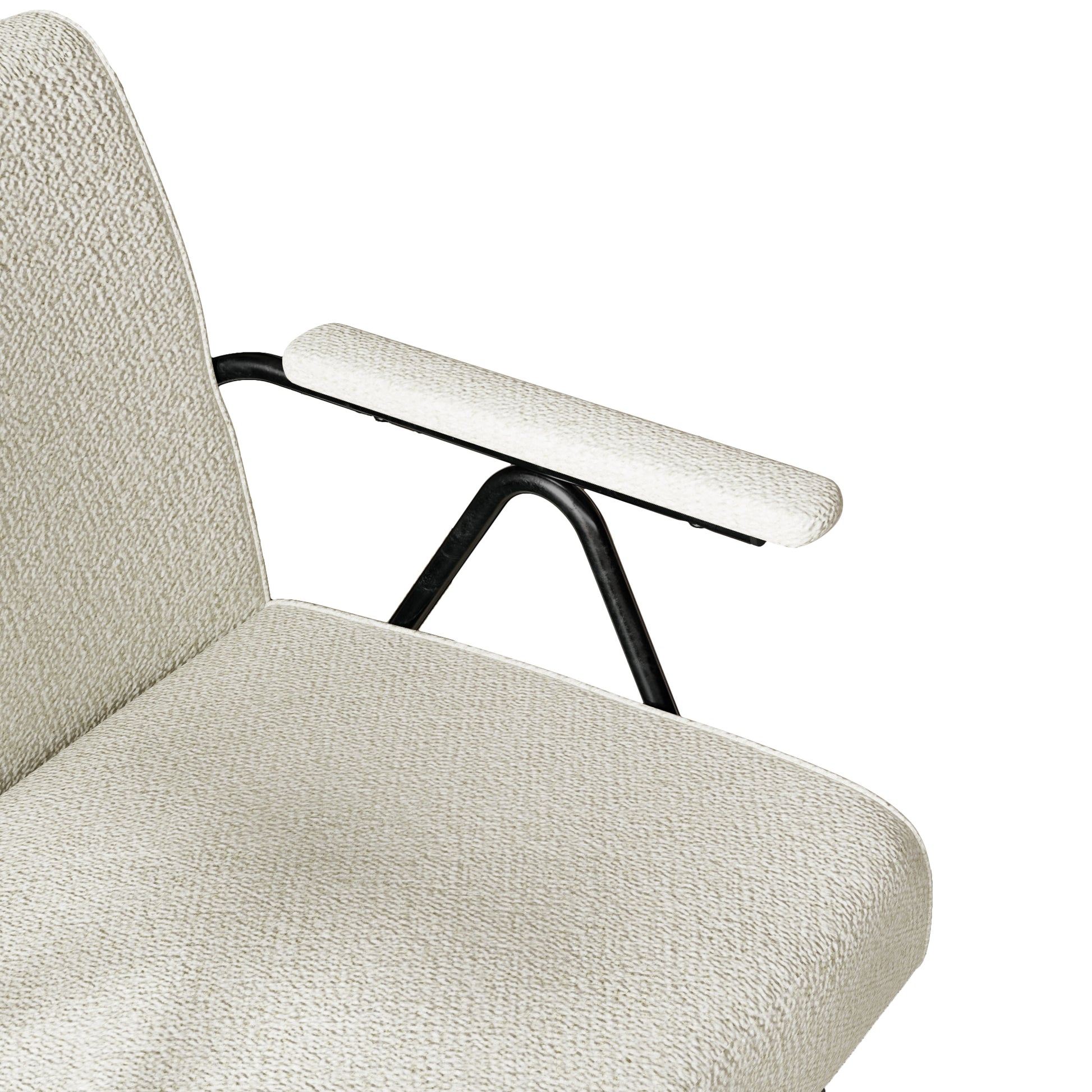 Fx P91 Wt Sofa Chair Modern White Accent Chair With Metal Frame Stylish Upholstered Single Sofa, Perfect For Living Room, Bedroom, And Office Decor Temu Suitable White Linen