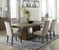 Contemporary Design Dining Side Chairs Set Of 2, Brown Finish Wooden Furniture Brown Dining Room Contemporary Side Chair Set Of 2 Wood