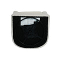 Teddy Velvet Swivel Chair, White, No Installation Required White Teddy