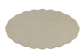 Fordon French Antique White Finish Coffee Table Ivory Synthetic Wood