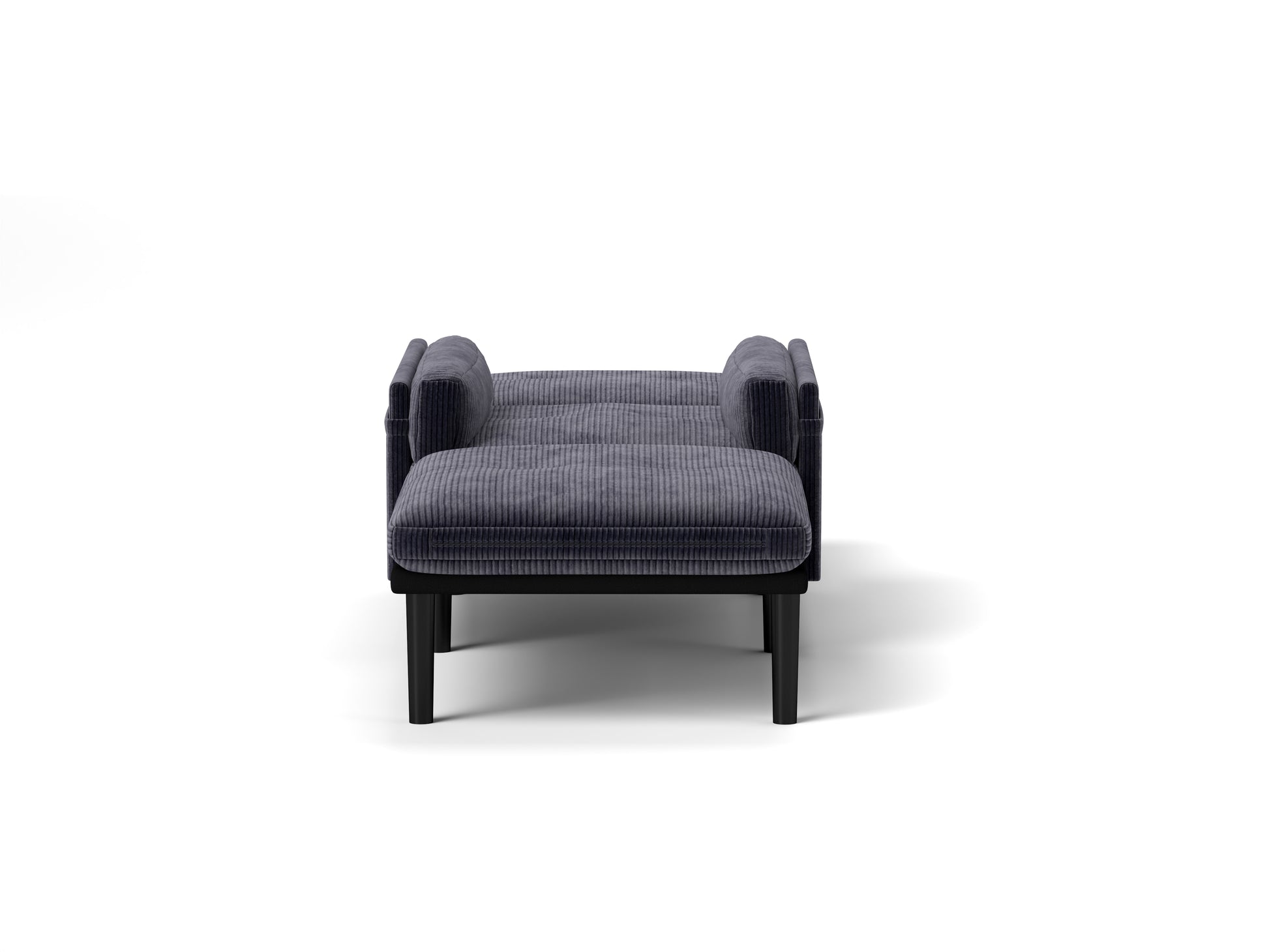 Grey Sofa Chair With Recline Fuction Grey Velvet Metal Primary Living Space Medium Soft Loose Back Pillow Top Arms Foam Fabric Metal 1 Seat