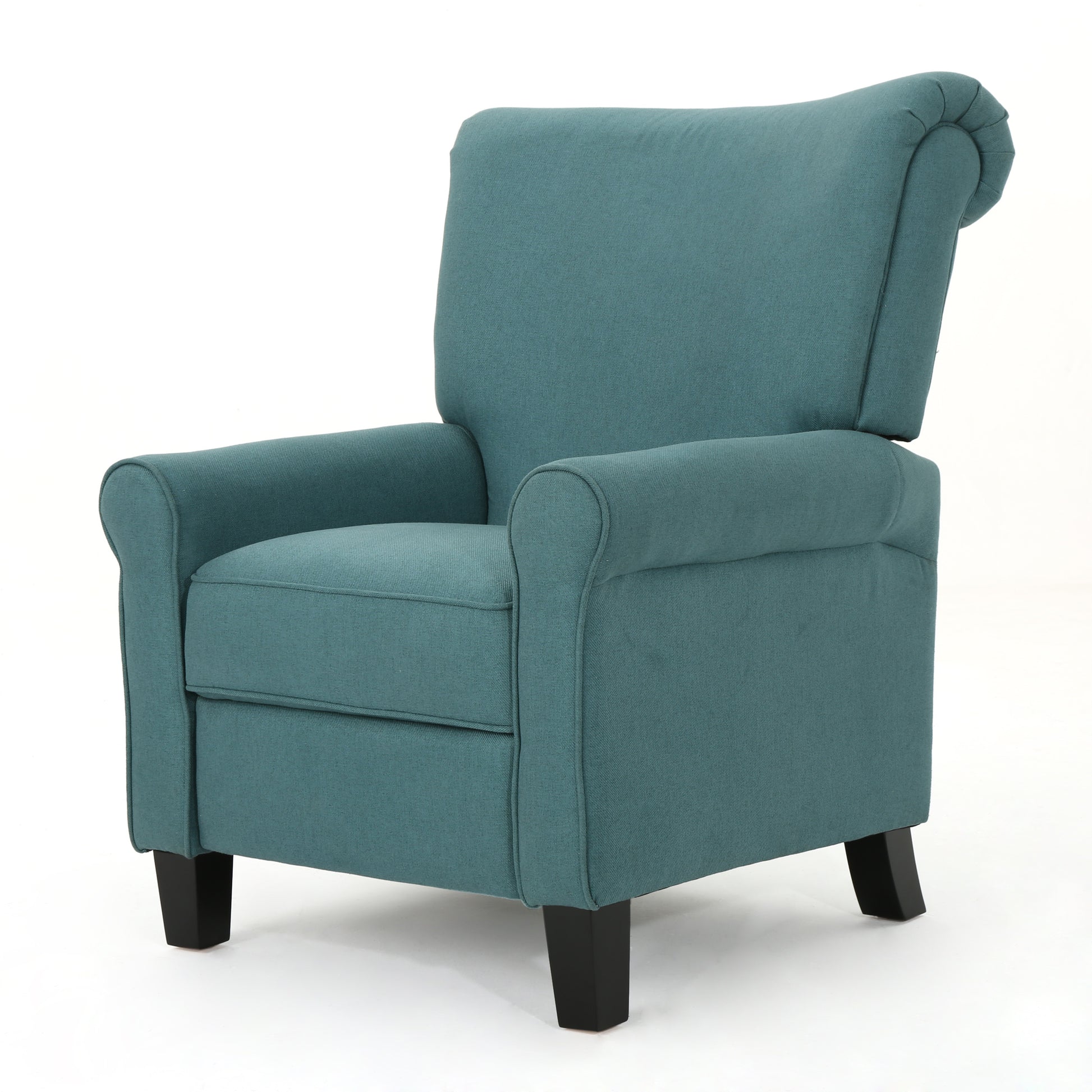 32.83" Wide Manual Standard Recliner Teal Fabric