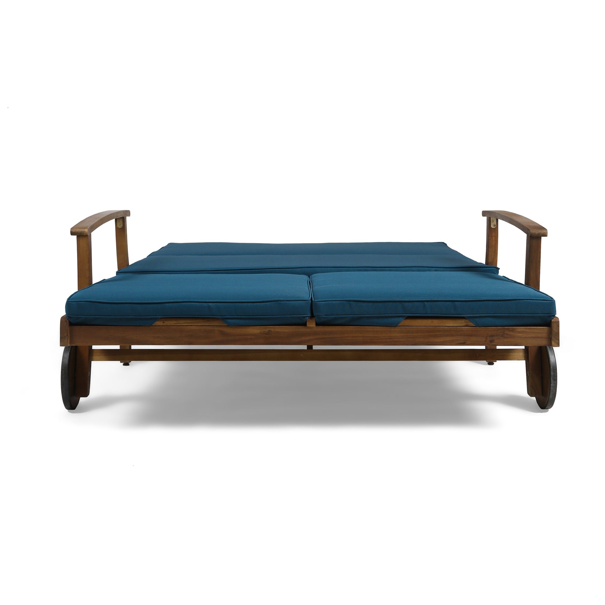 Perla Double Chaise Lounge Teak Acacia Wood