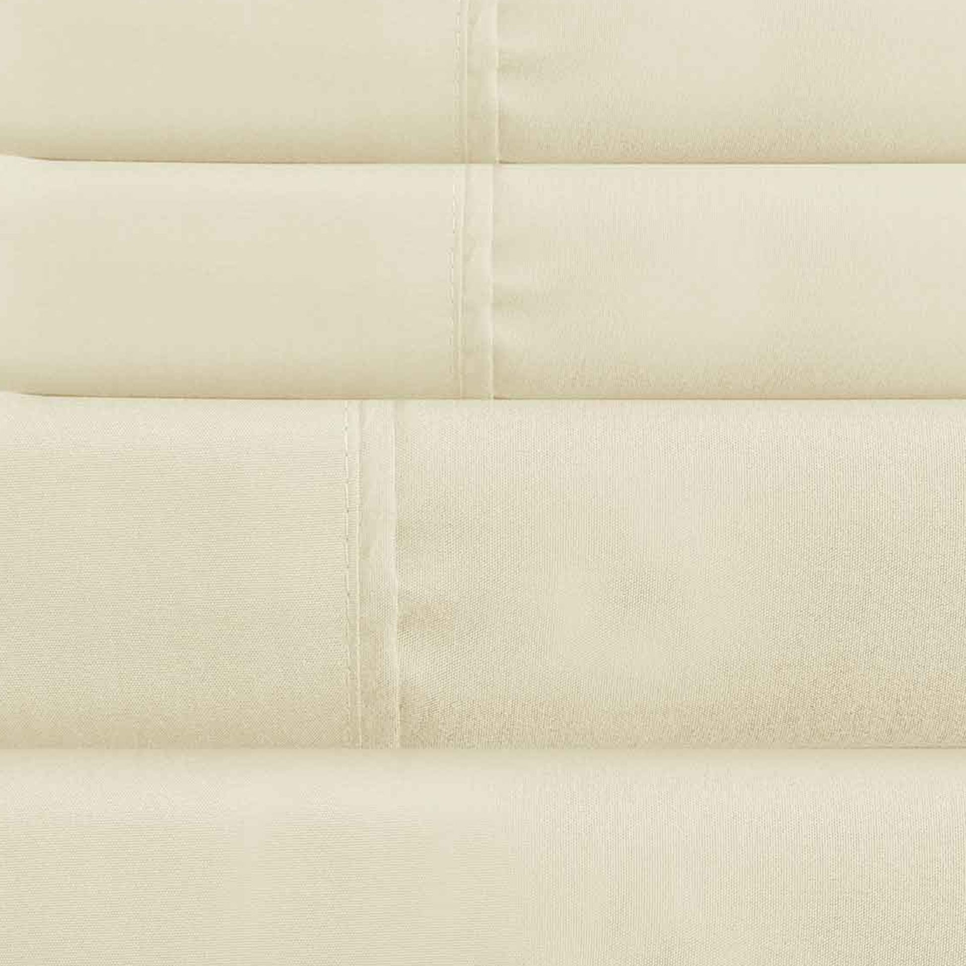 Lanester 4 Piece Full Size Deep Pocket Sheet Set The Urban Port, Cream Cream Microfiber