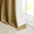 Twist Tab Lined Window Curtain Panel Only 1 Pc Panel Bronze Polyester