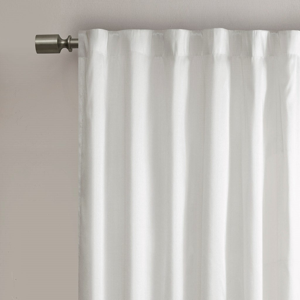 Curtain Panel White Polyester