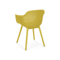 Lotus Chair Yellow Polypropylene