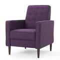 Recliner Purple Fabric