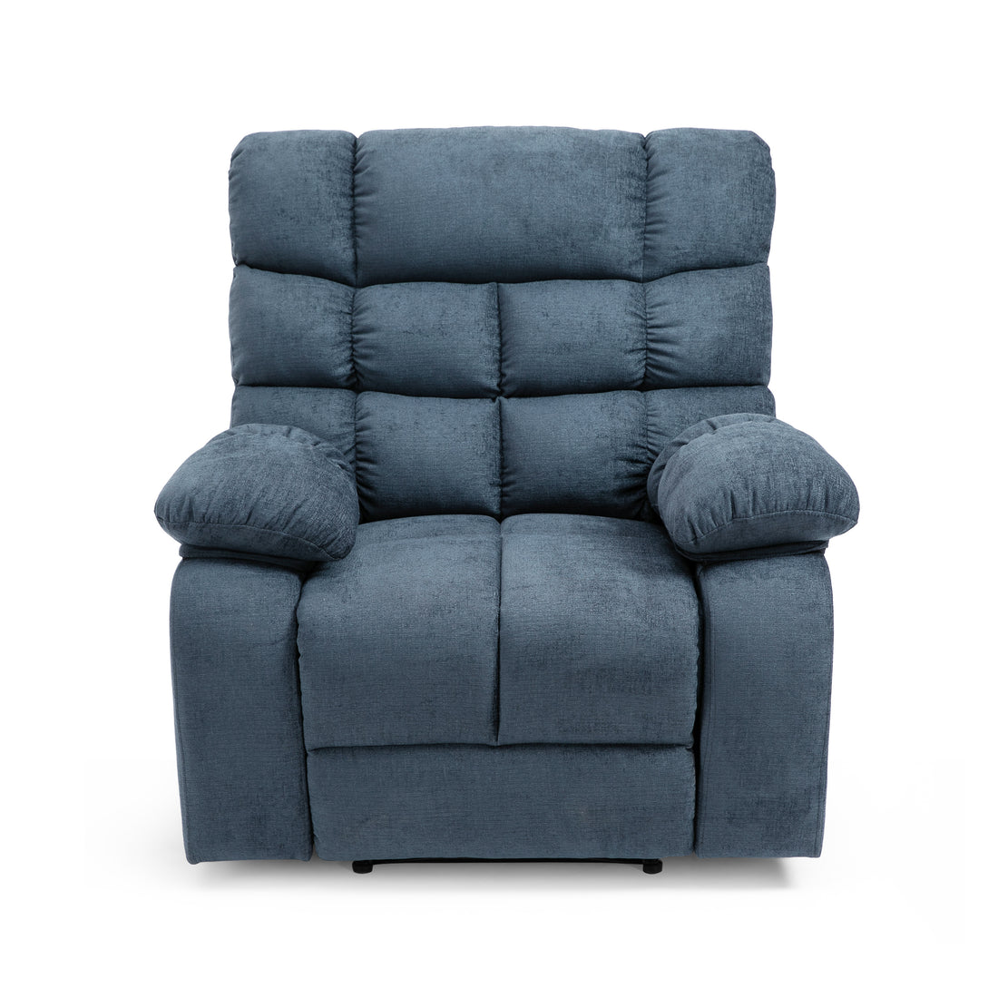 Massage Recliner Charcoal Fabric