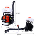 51.7Cc Mosquito Fogger Mister Duster Mosquito Sprayer Backpack Sprayer Cold Fogger,Gasoline Powered Sprayer Blower Machine With 14L Tank For Garden Spraying,Epa Compliant Orange Aluminum