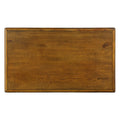 Solid Wood Rectangle Coffee Table For Living Room, 40 Inch Antique Coffee Table With 4 Drawers, Wood Center Table Tea Table With Rivet Decoration Legs.Easy Assembly, Antique Brown Antique Brown Pine
