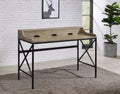 Corday Desk With Usb Port Light Brown Light Brown Wood