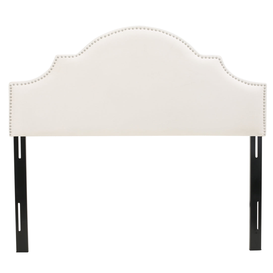 Queen&Full Sized Headboard Ivory Fabric