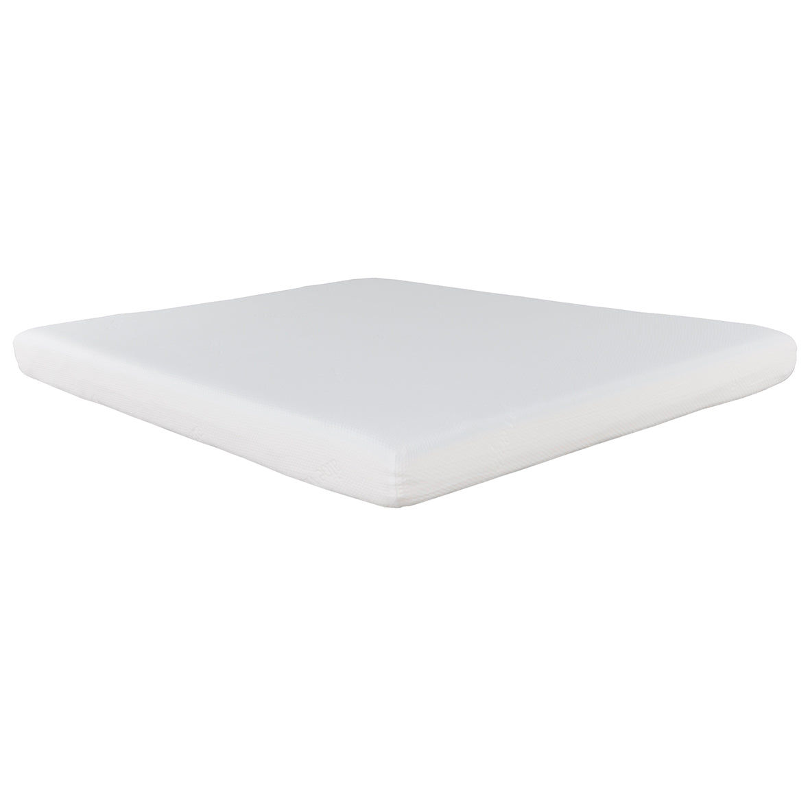 6 In. Firm Gel Memory Foam Mattress For Full Size Bed, White White Bedroom Modern Memory Foam Polyester Full