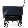 Minimeetall Multi Use Bag,Collapsible Foldable Wagon Cart Beach Wagon Heavy Duty Utility Cart Utility Wagon Grocery Cart For For Camping 3Pcs Plastic Liner Bag Coverblack Black Steel
