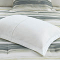 8 Piece Printed Seersucker Comforter And Quilt Set Collection Yellow King Cal King King Yellow Polyester
