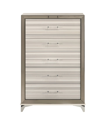 Star White Chest White Solid Wood Mdf