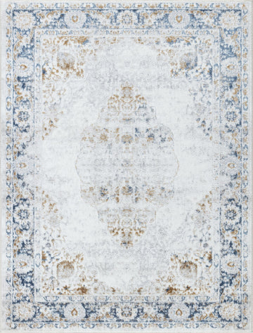 Legacy Gc Cam8004 Multi 7 Ft. 10 In. X 9 Ft. 10 In. Area Rug White Polyester