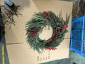 72'' In. Lighted Faux Spruce Garland 2Pcs Frosty Green American Design Pine