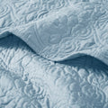 Oversized Quilted Throw Blue 60X70