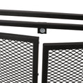 Fireplace Screen Black Iron