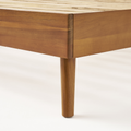Cohron Solid Wood Platform Bed Twin Xl Bed Twin Xl Natural Acacia Wood