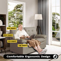 Apartment Beautiful Seat Love, 2 Seat, Grey Faux Leather Grey Pu 2 Seat