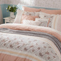 9 Piece Cotton Percale Comforter Set Blush King King Blush Polyester