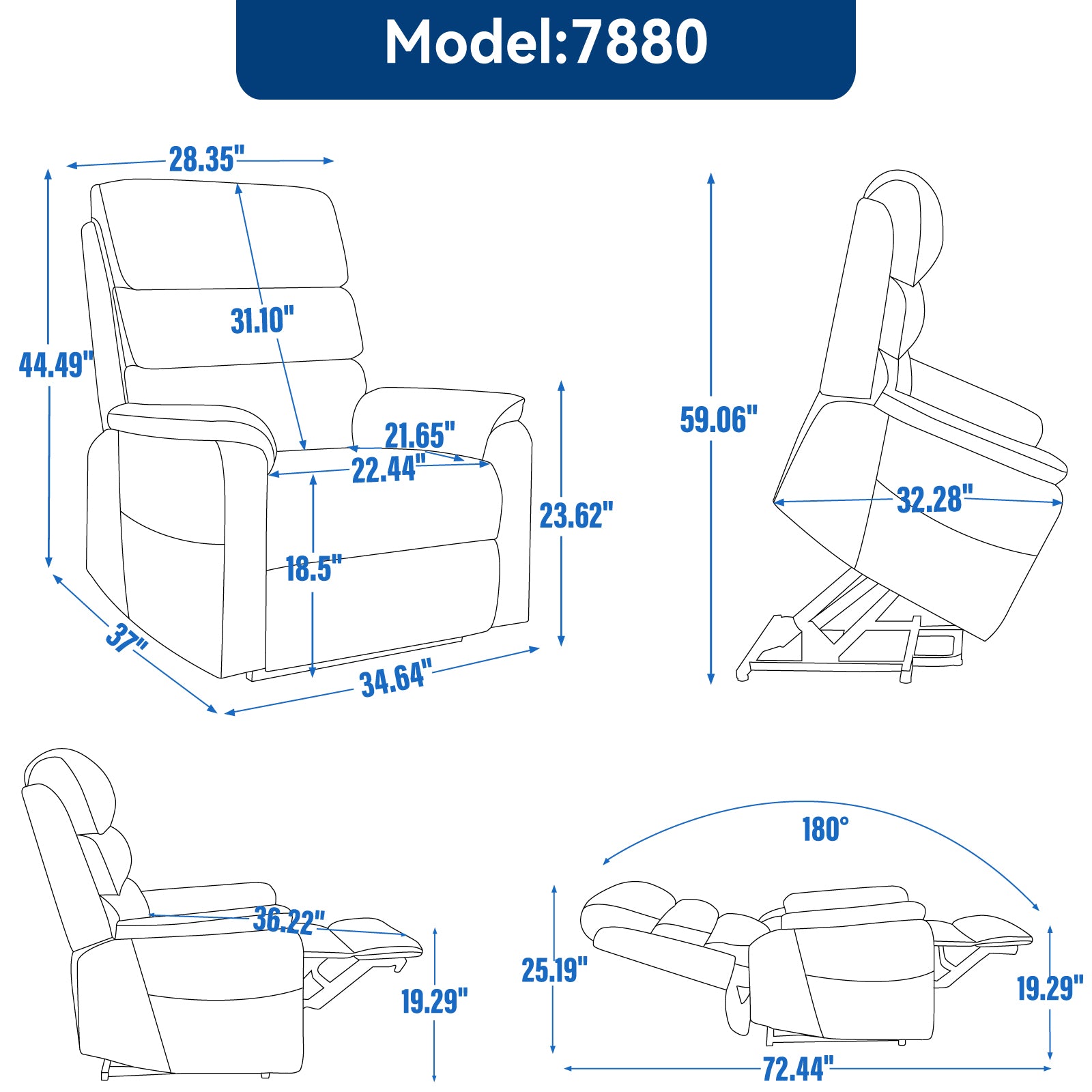 Grey Chenille Dual Motor Infinite Position Up To 350 Lbs Power Lift Recliner Chair With Power Remote, Heat Massage And Heavy Duty Motion Mechanism White Metal Primary Living Space Heavy Duty Push