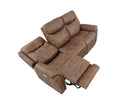 Morrison 3 Piece Living Room Set Camel Light Brown Wood