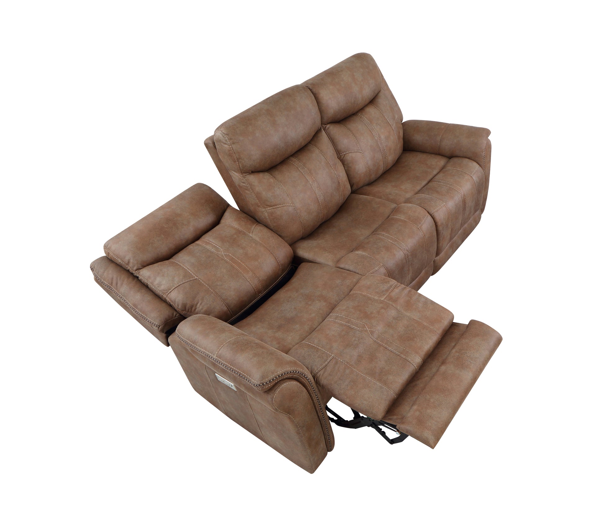 Morrison 3 Piece Living Room Set Camel Light Brown Wood