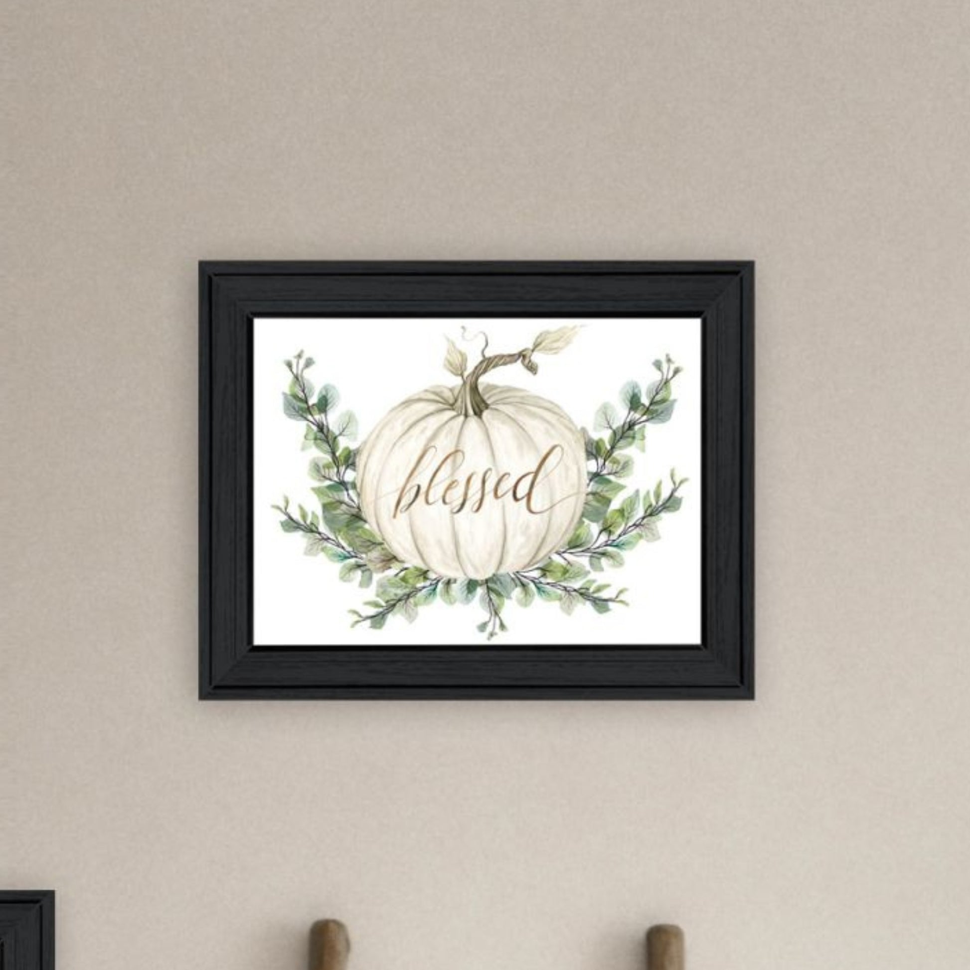 "Gather & Give" Framed Wall Art For Living Room, Wall Art Print For Home Decor, Bedroom Wall Art By Cindy Jacobs Multicolor Wood Paper