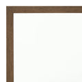 Miquell Oak Finish Mirror Oak Mirror,Synthetic Wood