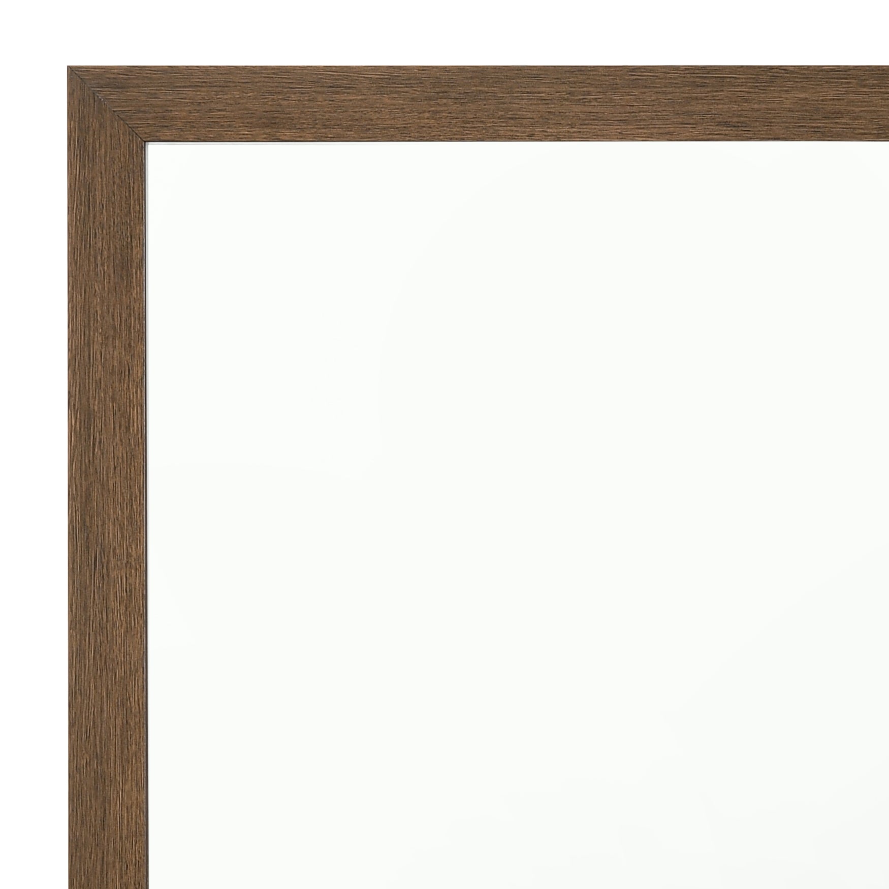 Miquell Oak Finish Mirror Oak Mirror,Synthetic Wood