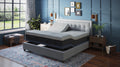 Bt3000 Flex Head Queen Adjustable Bed Base With Head And Foot Position Adjustment Box Spring Not Required Blue Grey Steel