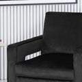 Arm Chair Black Velvet