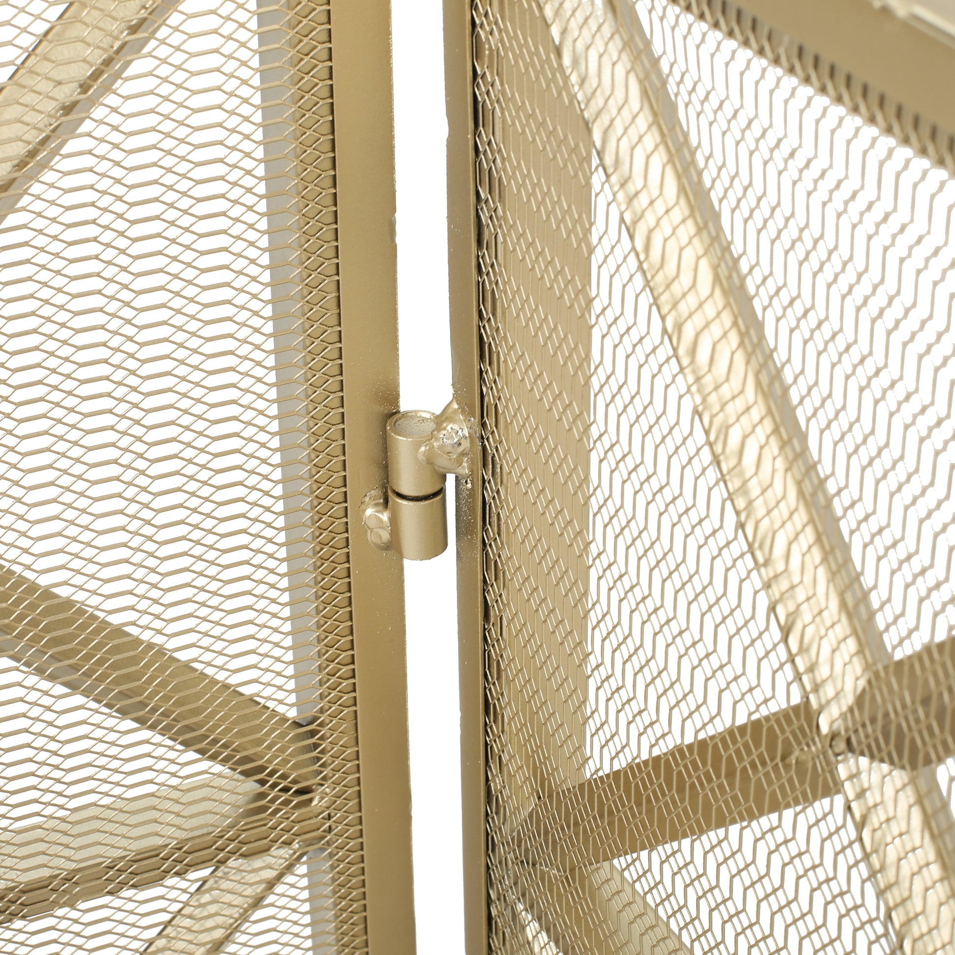Fire Screens Gold Iron
