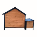 Xpt088 Wearable And Strong Dog House For Playground Natural Solid Wood