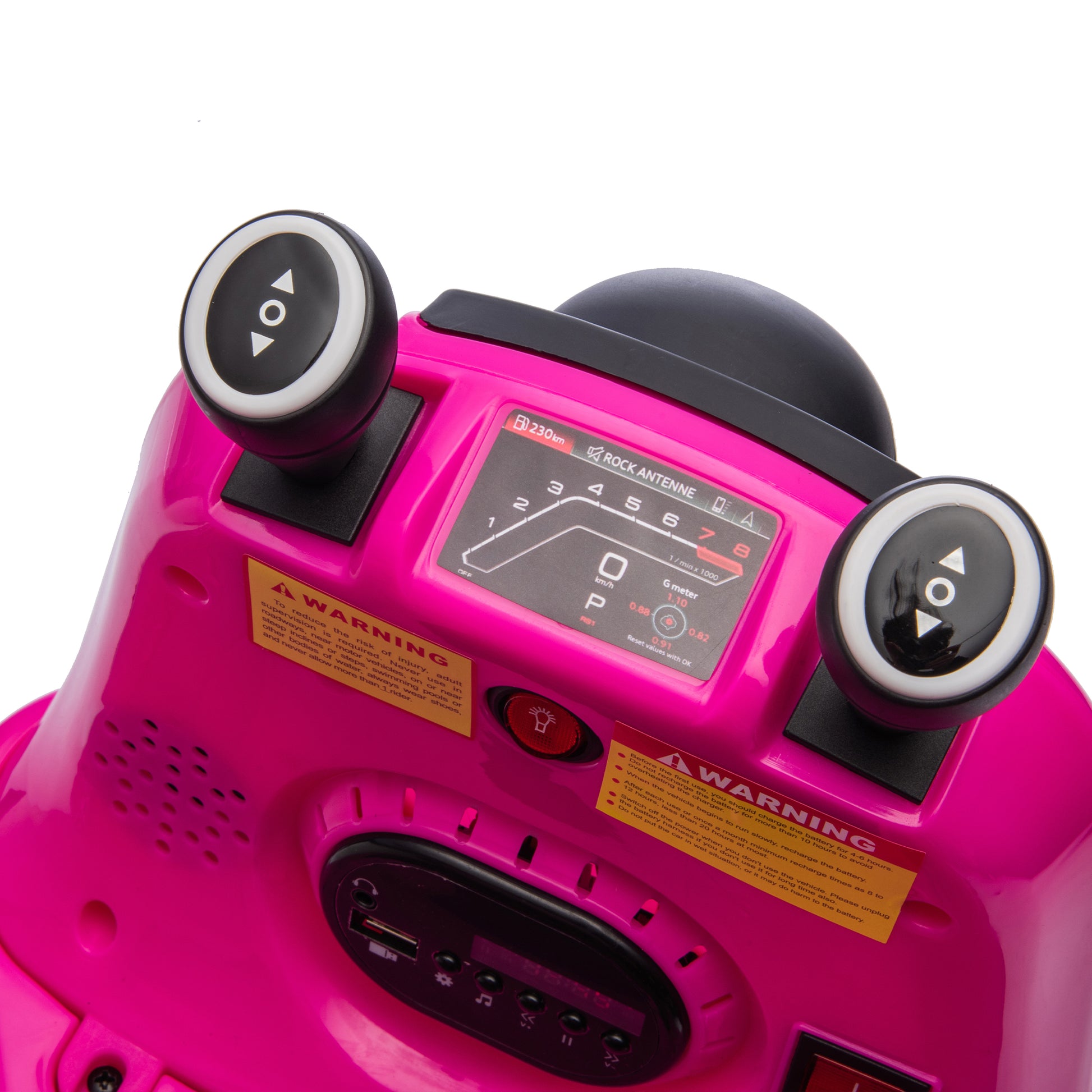 12V Kids Ride On Bumper Car W Parents Control,Rotate 360 Degrees,Two Handed Switch For Direction Control,Bumper Strip,Light Belt,Mp3 Music,Bluetooth,Provide A Speed Of 0.75Mph For Kids Of 2 5 Rose