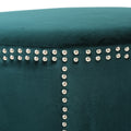 Ottoman Teal Velvet