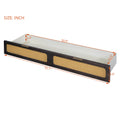 Queen Murphy Bed With Large Drawers,Espresso Queen Espresso Plywood