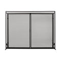 Fireplace Screen Black Iron